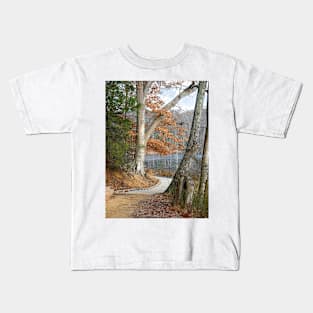 Trail Along the Beaver Pond Kids T-Shirt